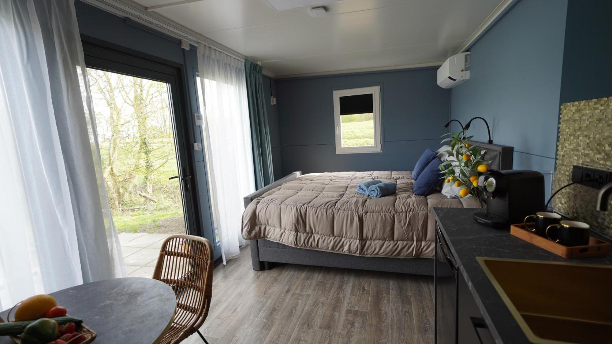 B&B Prive Tiny House Bij Zee Stellendam Eksteriør bilde